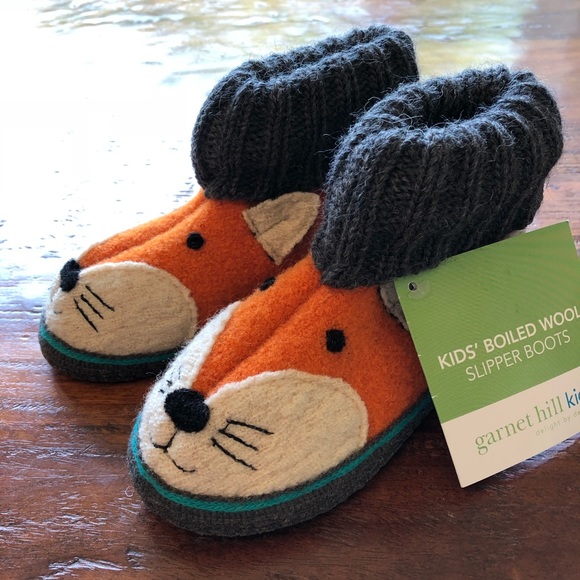 garnet hill wool slippers